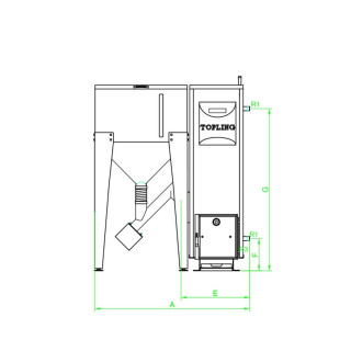 Kotao na pelet BIOTOPLING 25 - 50 kW 